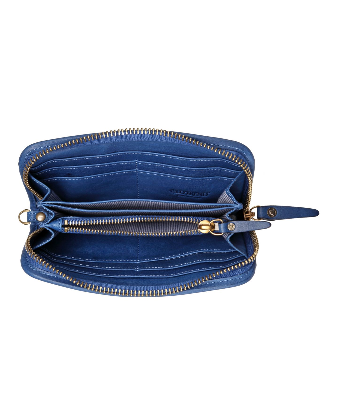 Женский клатч OLD TREND Mola Leather Clutch, цвет: Синий — фото 2