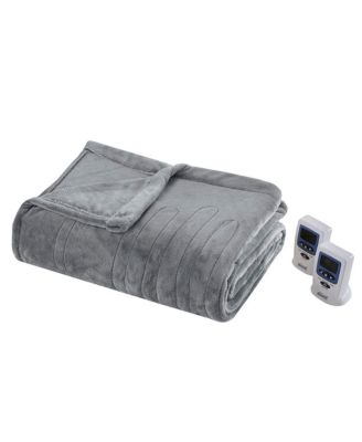 Fast Heating Auto Shut Off Heated Plush Blanket