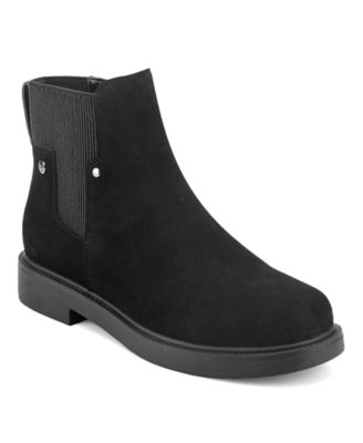 Sidra Suede Chelsea Booties