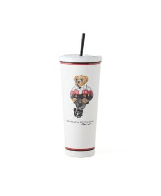 Holiday Bear 17 oz. Iced Beverage Straw Cup