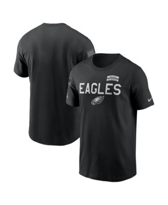 Men's Black Philadelphia Eagles 2026 Salute to Service Sideline Dri-FIT T-Shirt