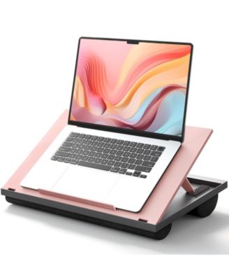 Lap Desk Laptop Stand Adjustable 8 Angles Dual Cushion Sofa Bed Car Work Table