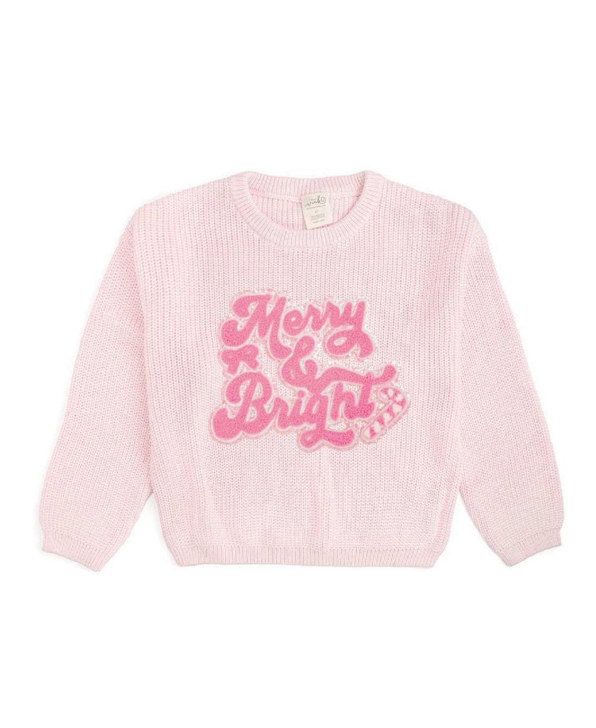 Sweet Wink Baby Girls' Holiday Ribbed-Knit Crewneck Sweater