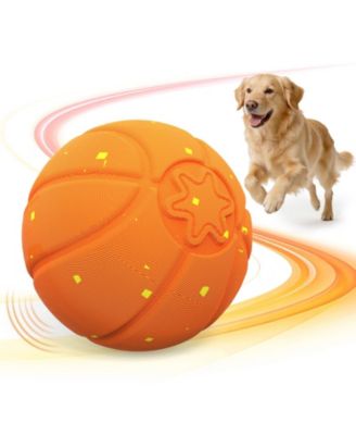 Automatic Rolling Interactive Dog Ball 3 Play Modes Durable Chew Resistant