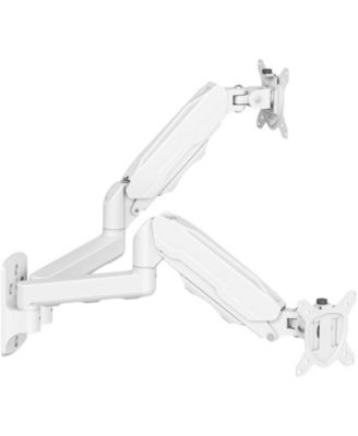 Dual Monitor Wall Mount Full Motion Height Adjustable For Home Office