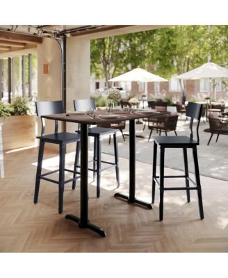PureShield Tabletop with Seam-Free Surface Innovation and Bar Height Base