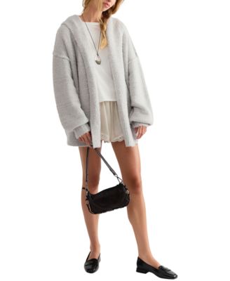 Women's Thistle Oversized Hooded Cardigan Sweater