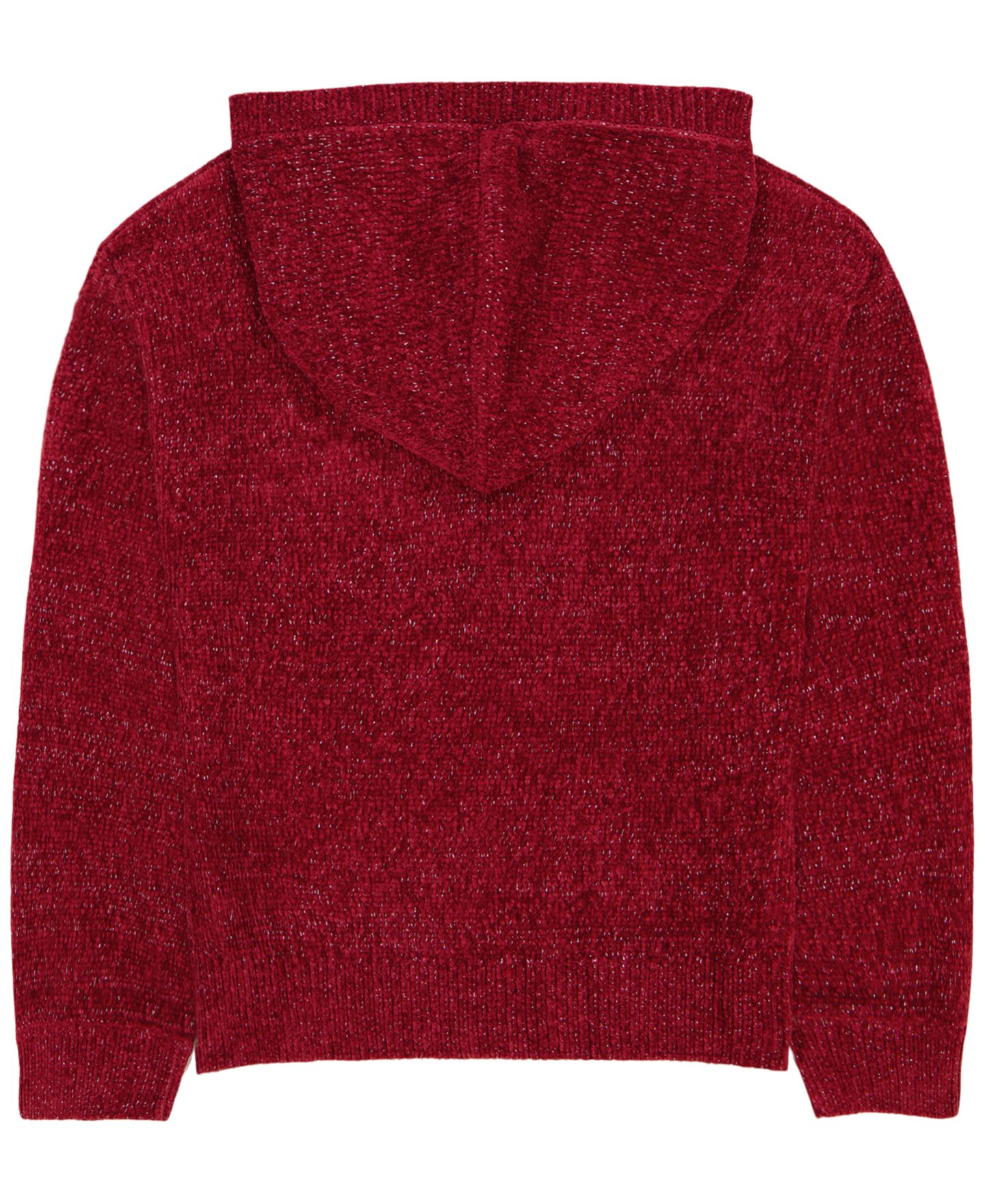 Худи Tommy Hilfiger Chenille Drop-Shoulder для девочек, цвет: Мерло — фото 5