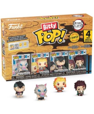 Bitty POP! Demon Slayer Inosuke 4-Pack Vinyl Figure, Ages 3+