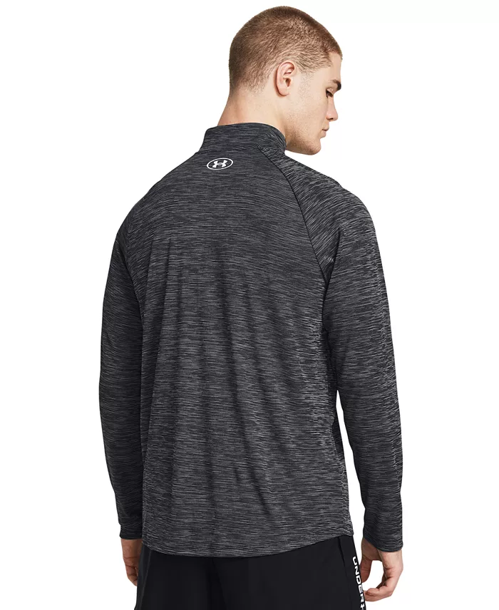Men's UA Tech Space-Dyed Half-Zip Performance Sweatshirt - thumbnail 6