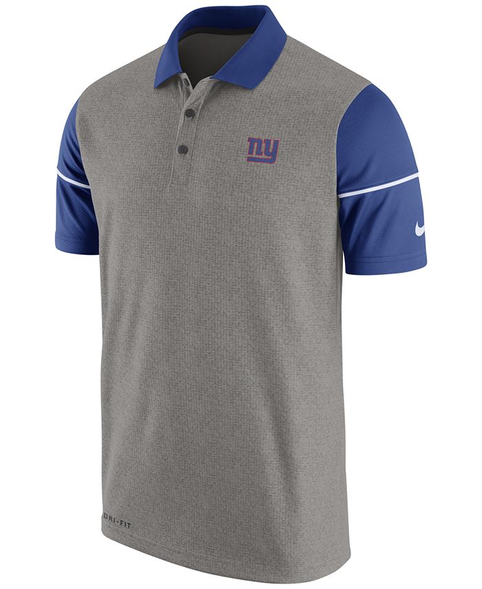 Nike Men's New York Giants Sideline Polo Shirt - Macy's