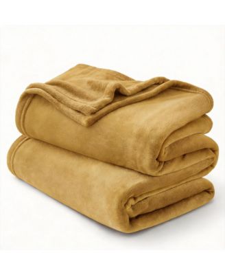 Outdoor Camping Fleece Blankets King Size Bed Blanket Soft Lightweight Plush Cozy