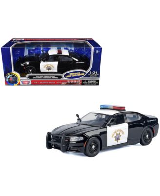 1/24 Scale Dodge Charger California Highway Patrol Flashing Lights and Sounds Diecast Model Car