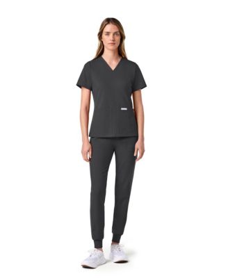 UltraSOFT Women's Scrub Set, 6-Pocket, Slim Fit Medical Uniform Scrub Set