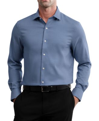 Men's Flex Stretch Classic-Fit Spread-Collar Dress Shirt