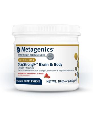 StayStrong+ Brain and Body Powder-Creatine Monohydrate and Collagen Powder Blend with Verisol - Cellular Energy, Brain Health - 30 Servings