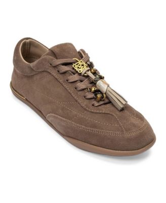 Women's Anderson Suede Tassel Lace-Up Sneakers