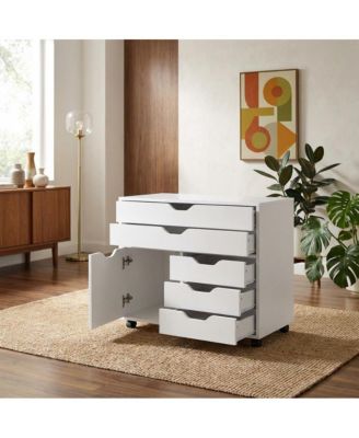 Office Storage Cabinet With Drawers, Storage Cabinet On Wheels