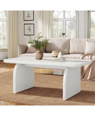 Rectangle Coffee Table, 47-Inch Wood Rectangular
