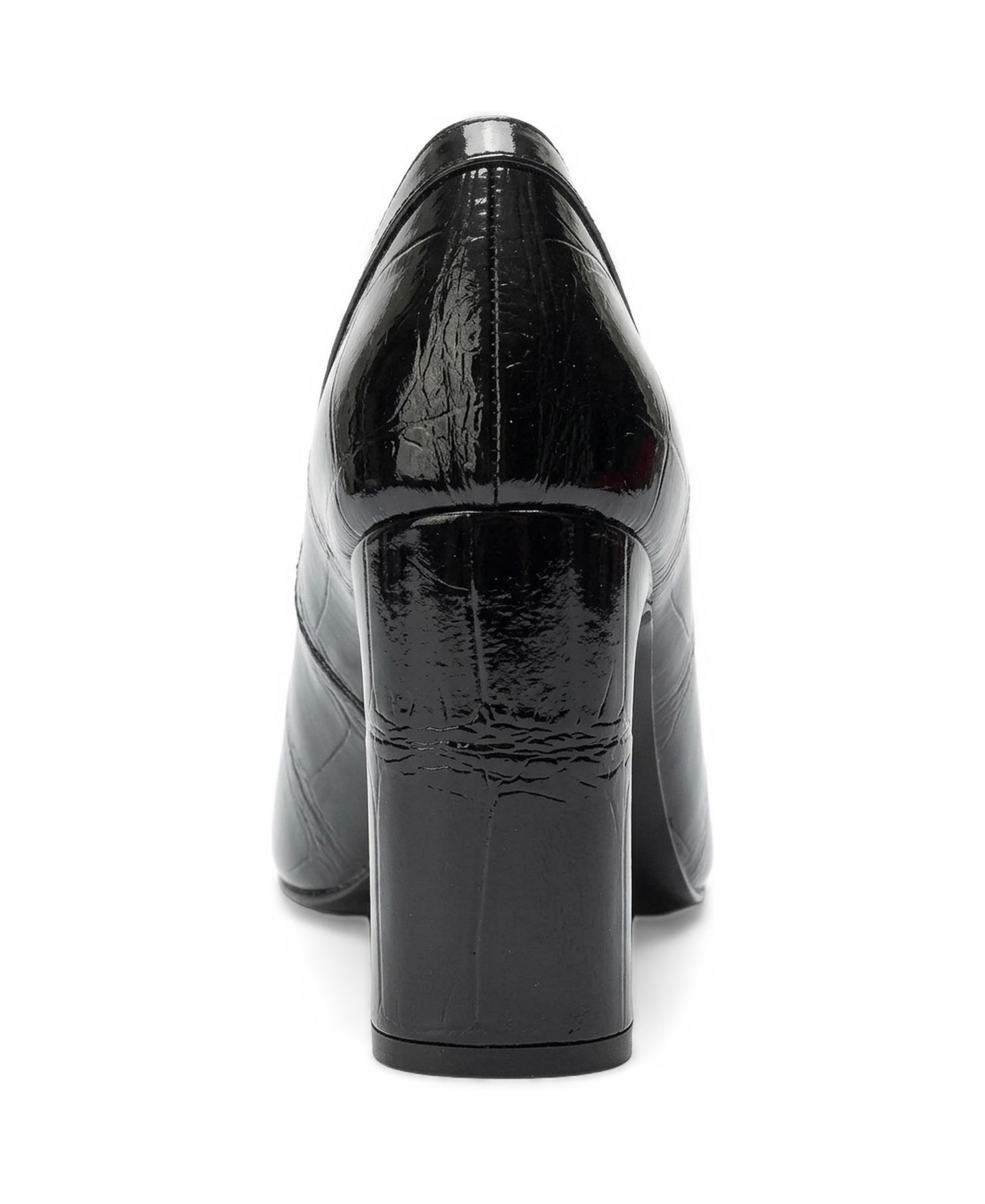 Женские туфли Prologue Shoes Nore Block Heel Square Toe, цвет: Чёрный с принтом — фото 2