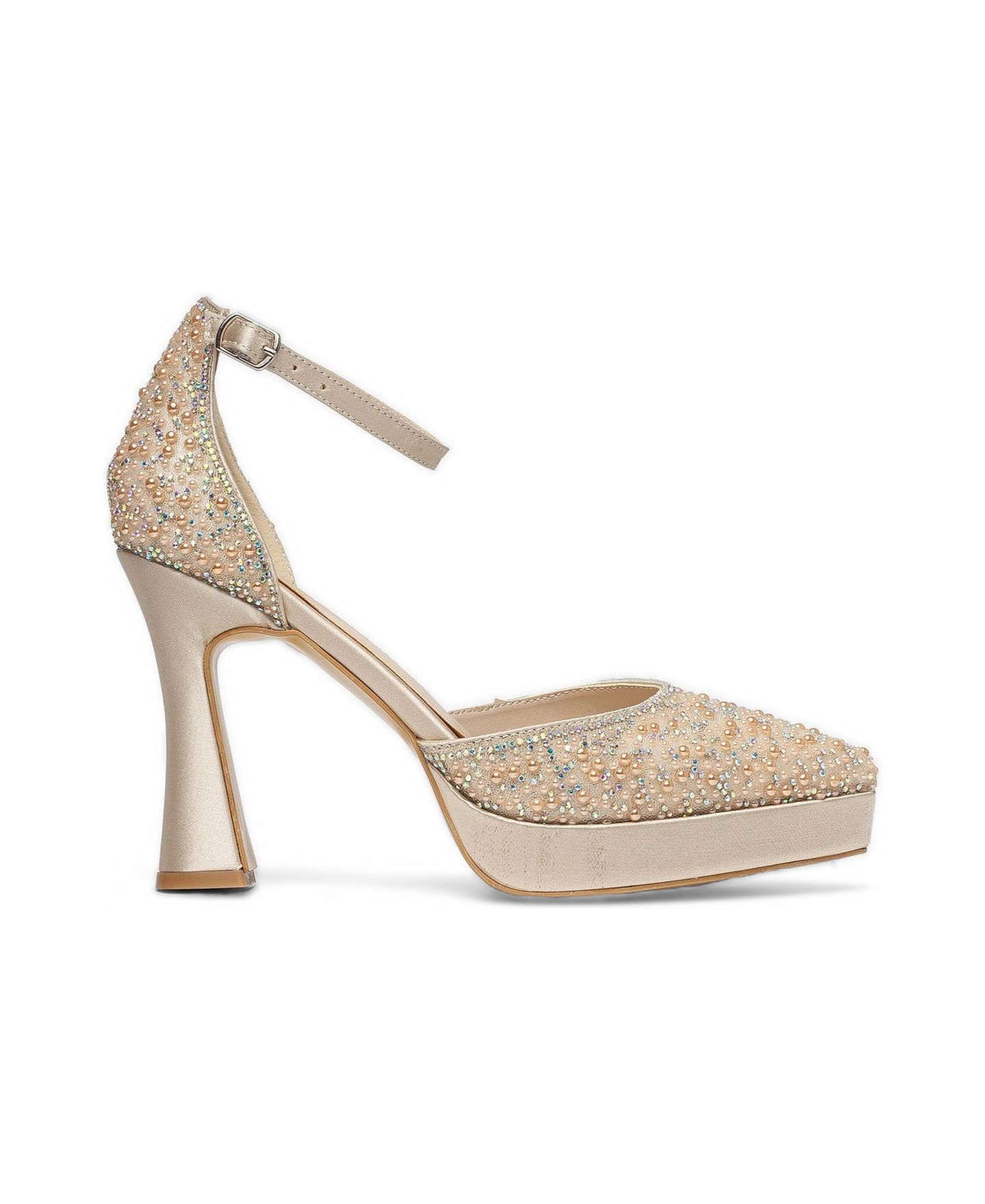 Женские туфли Forever & Always Shoes Khloe Glitter Bridal Platform High Heels, цвет: Золотой — фото 2