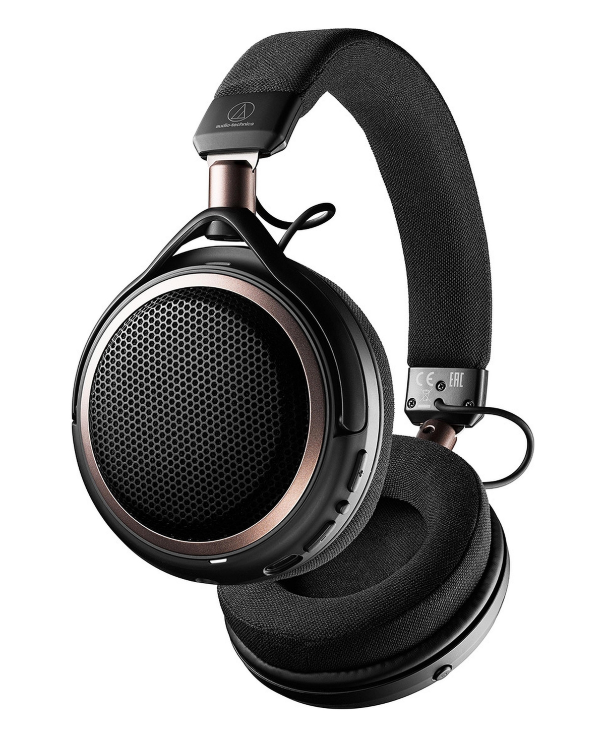 Audio-Technica Ath-AL5NC Wireless Noise-Canceling Open-Back On-Ear Headphones - Black