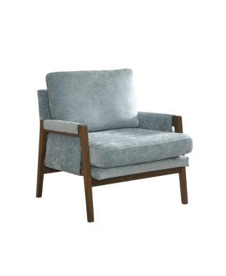 Kelly Mid-Century Modern Velvet Accent Armchair