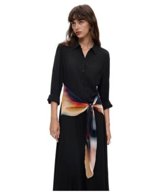 Women's Midi Shirt Dress