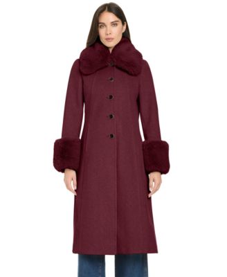 Women's Single-Breasted Maxi Coat