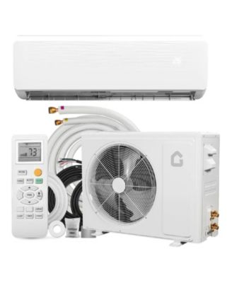 18000BTU Mini Split Ac Heating System, 230V Q Panel Indoor Unit Split Air Conditioner, for Rooms up to 1250 Sq. Ft.