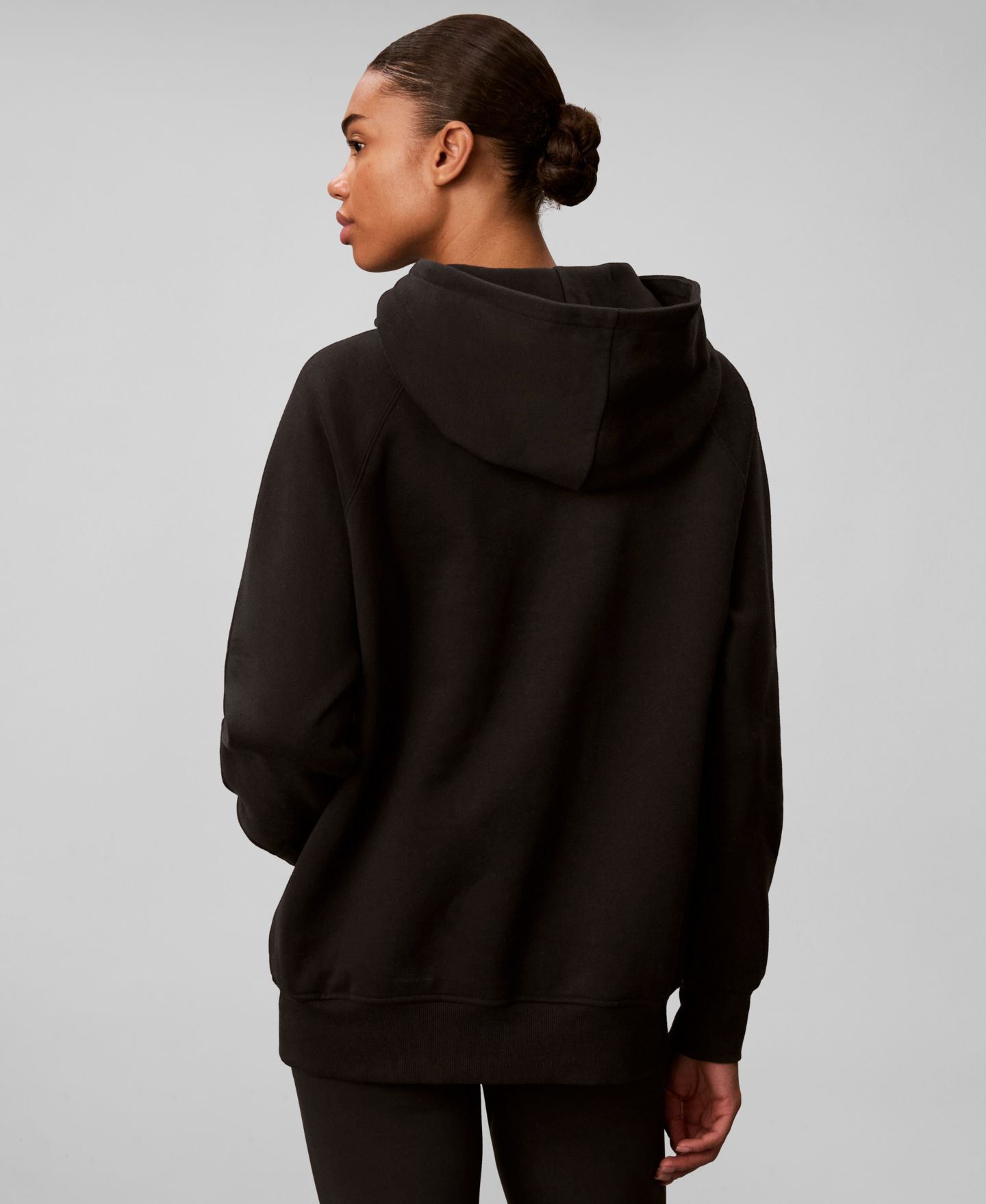 Женское худи Calvin Klein Performance French Terry Fleece, цвет: Чёрный — фото 5