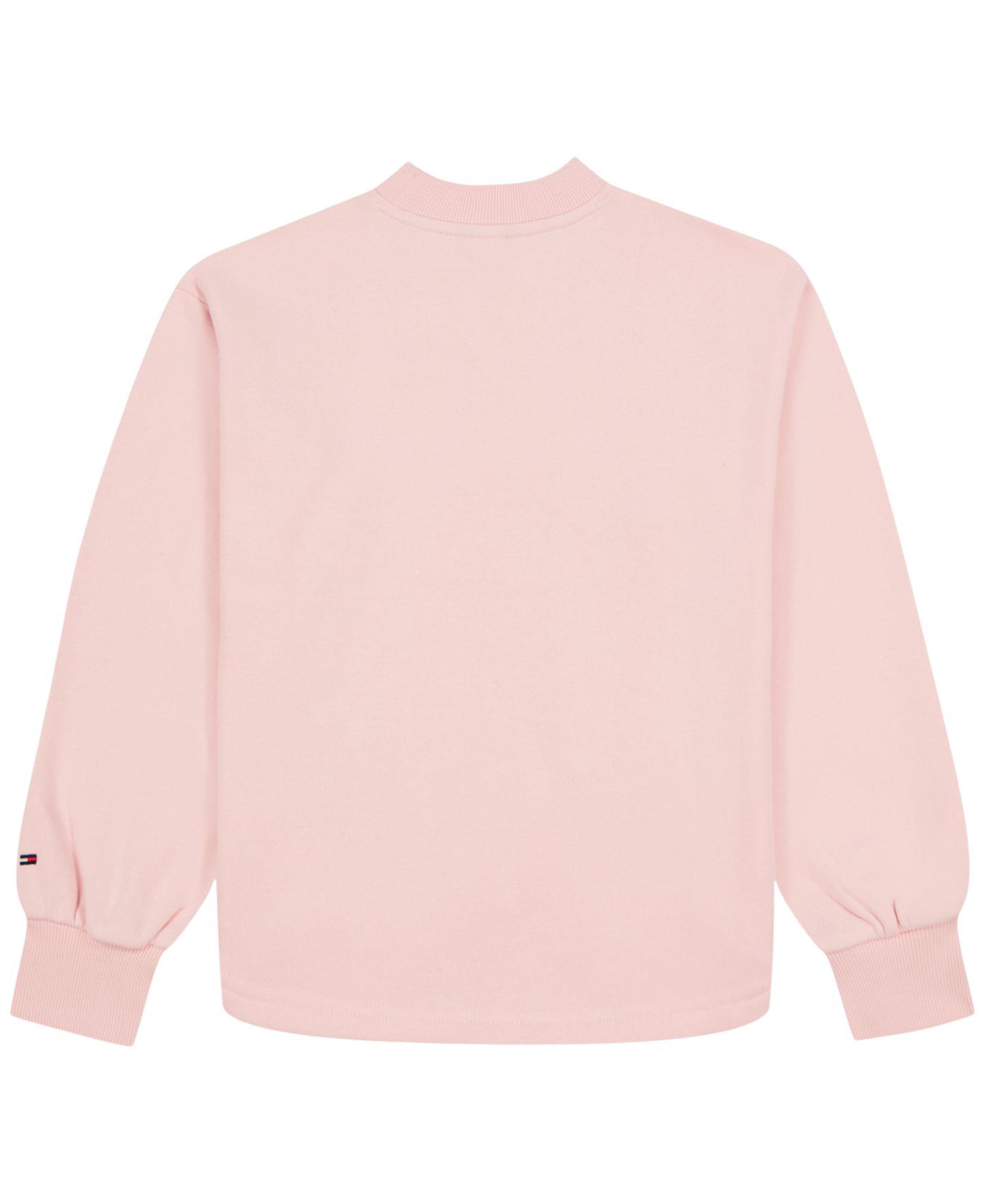 Толстовка Tommy Hilfiger Mock-Neck Drop-Shoulder Ribbed-Thumbhole Cuffs для девочек, цвет: Lotus — фото 2