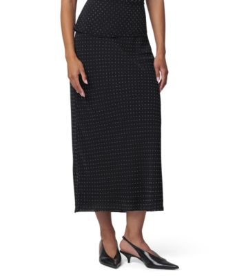 Women's Isla Polka-Dot A-Line Midi Skirt