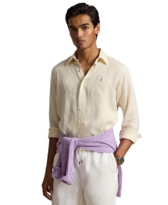 Men's Classic-Fit Linen Shirt	