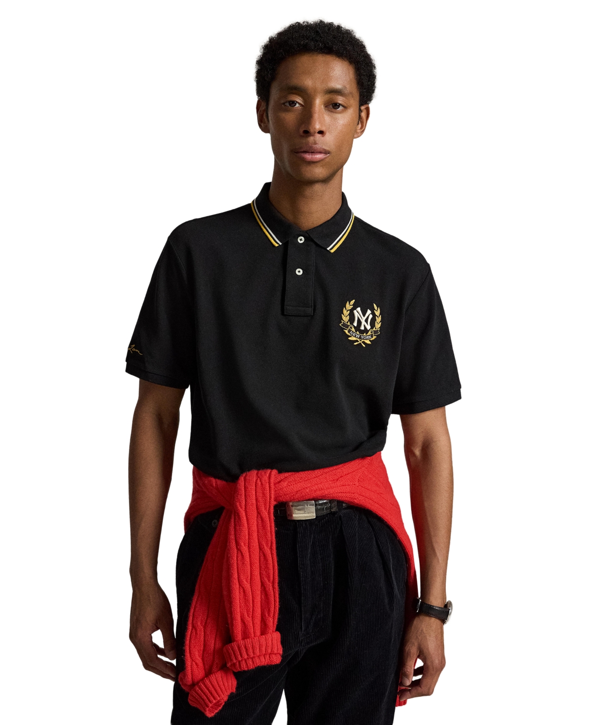 Polo Ralph Lauren Men's New York Yankees Classic Fit Short-Sleeve Shirt
