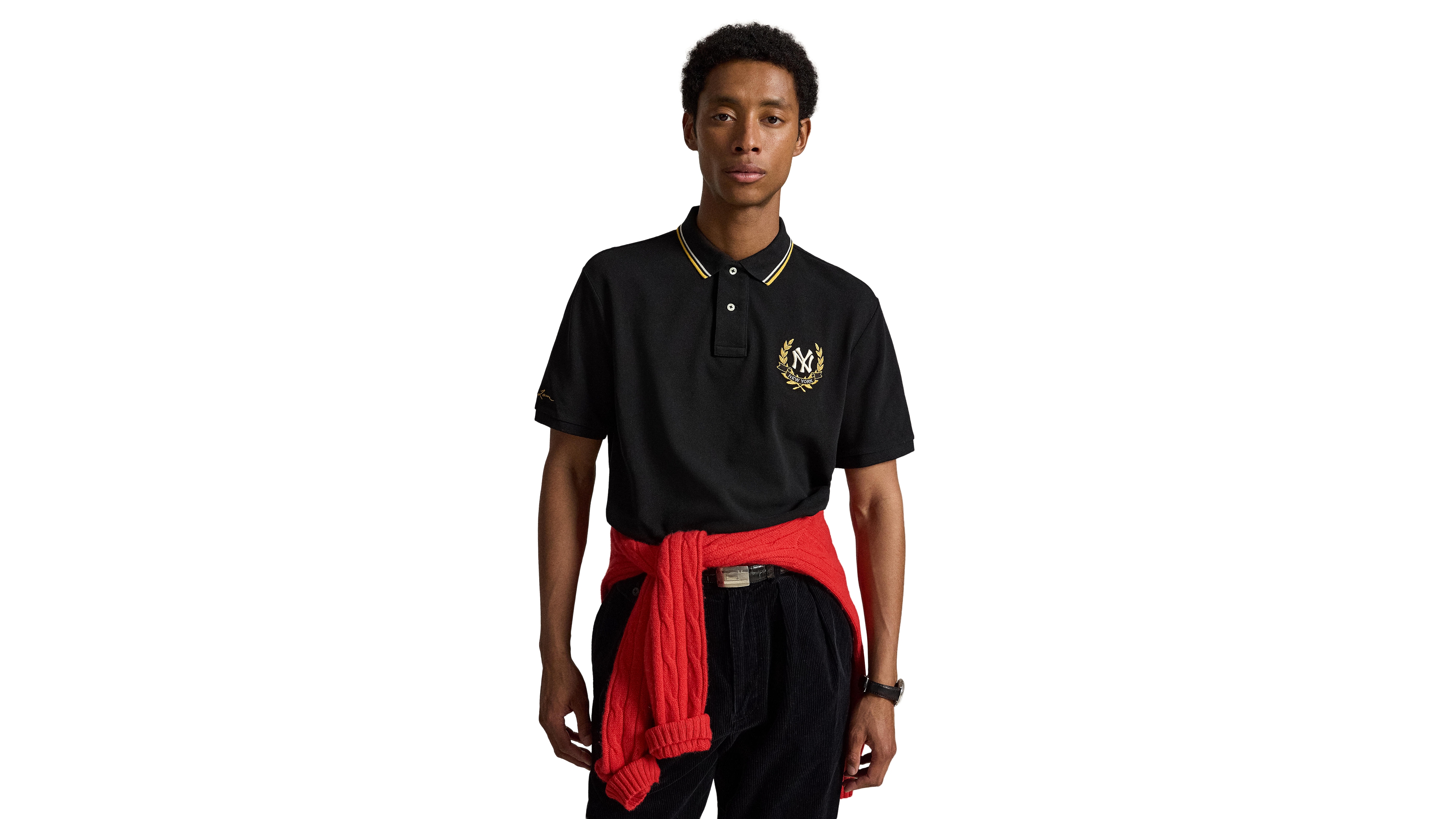 Polo Ralph Lauren Men's New York Yankees Classic Fit Short-Sleeve Shirt