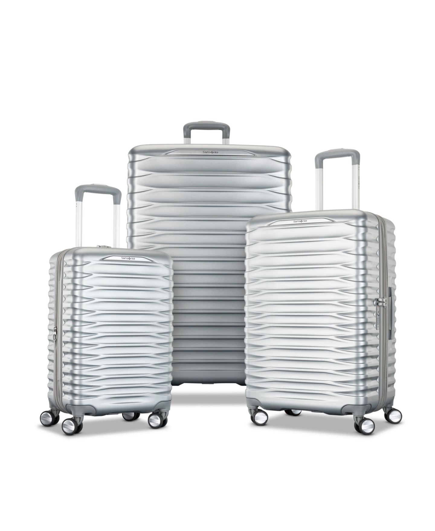 Чемодан Samsonite Spin Tech 7 Large Check-In Spinner, цвет: Серебряный — фото 17