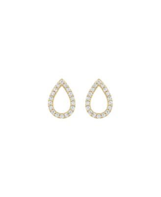 Livia Teardrop Crystal Stud Earrings