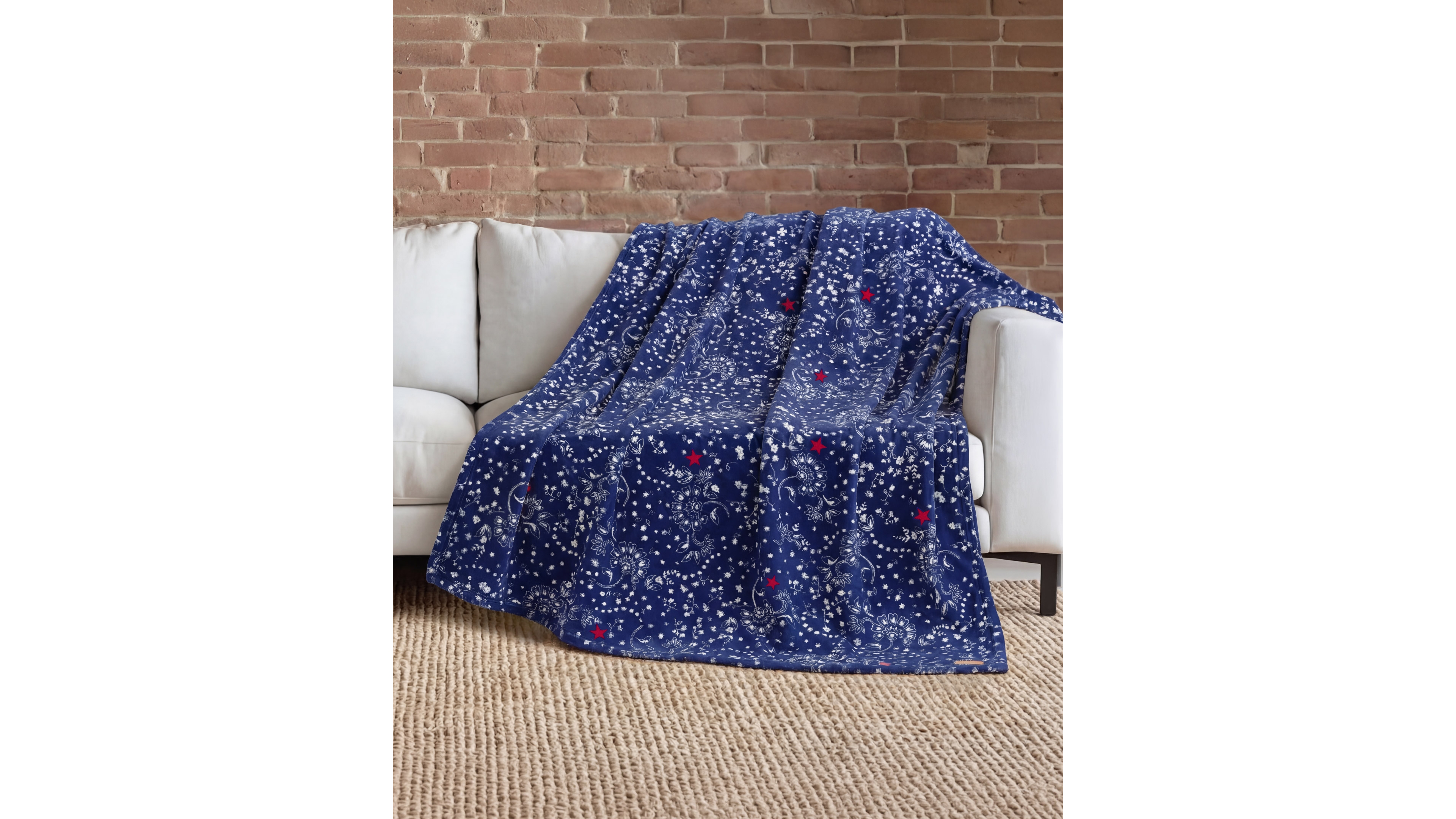 Lucky Brand Plush Throw, 50" x 70"