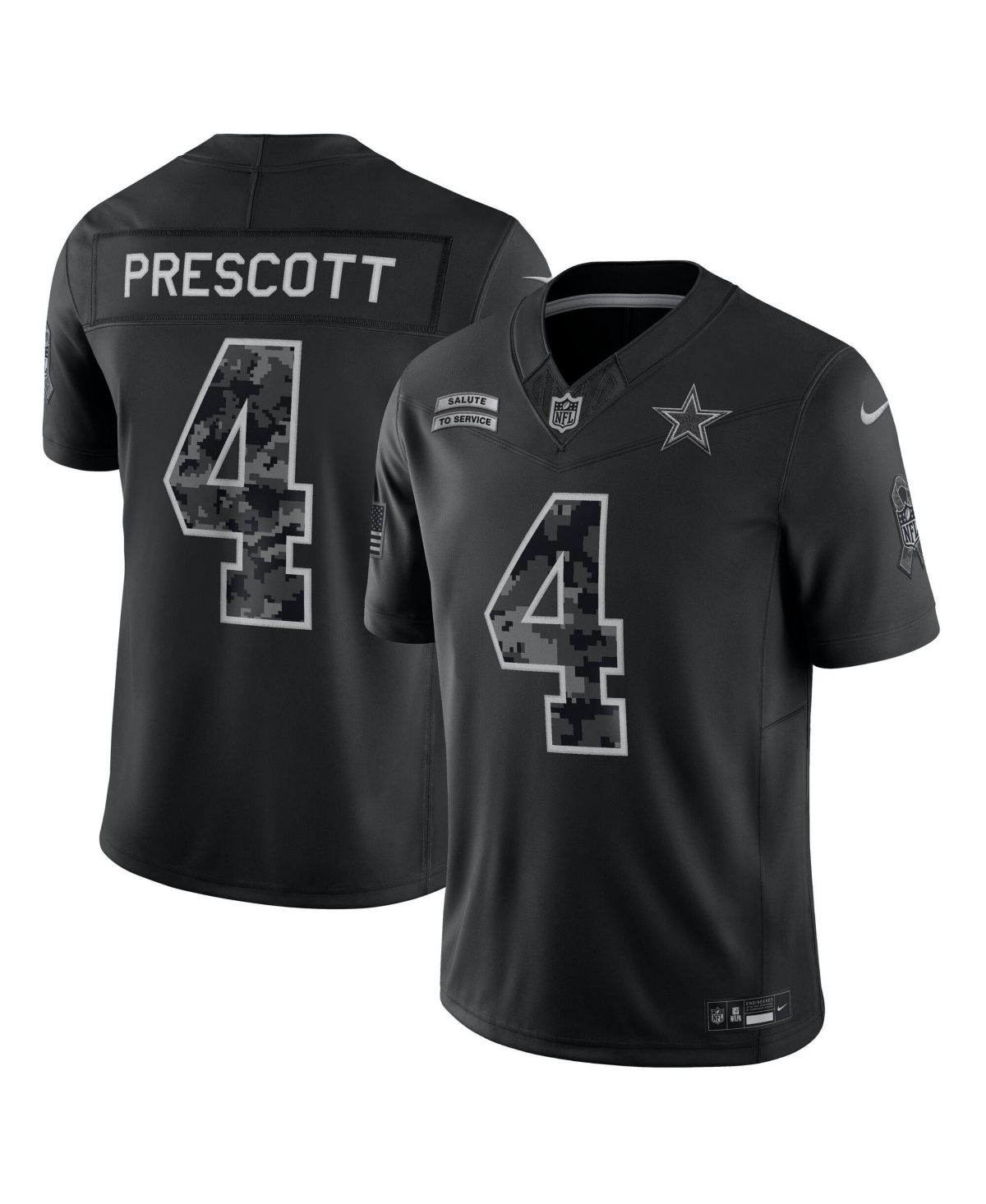 Nike Men's Black Dallas Cowboys Stitched Limited Jersey