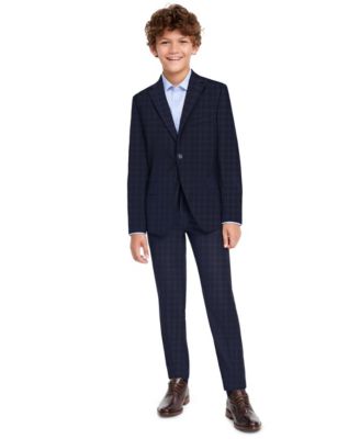 Boys' 8-20 Slim-Fit Two-Button Jacket and Pants, 2-Piece Set