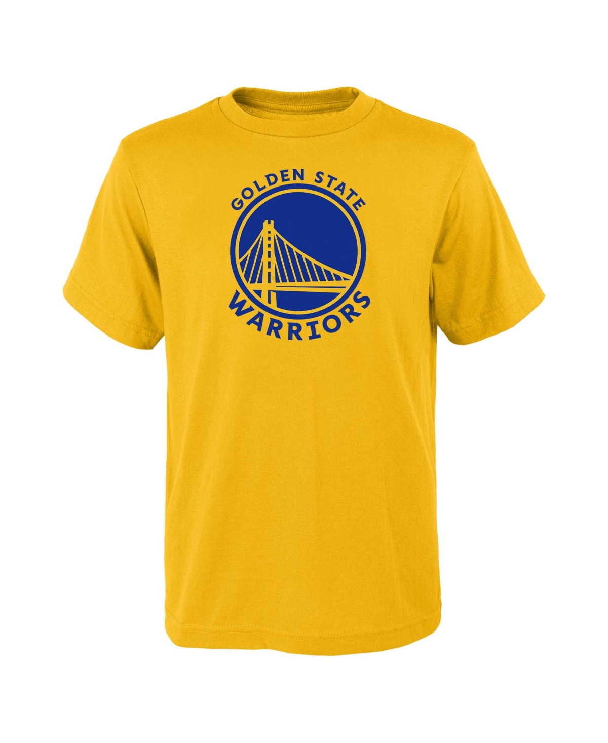 Outerstuff Boys' and Girls' Golden State Warriors Screen Print T-Shirt - Gold