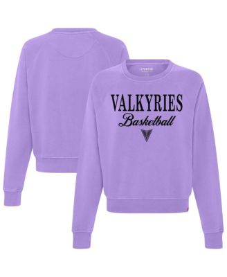 Women's  Violet Golden State Valkyries Ashlyn Raglan Crewneck Sweatshirt