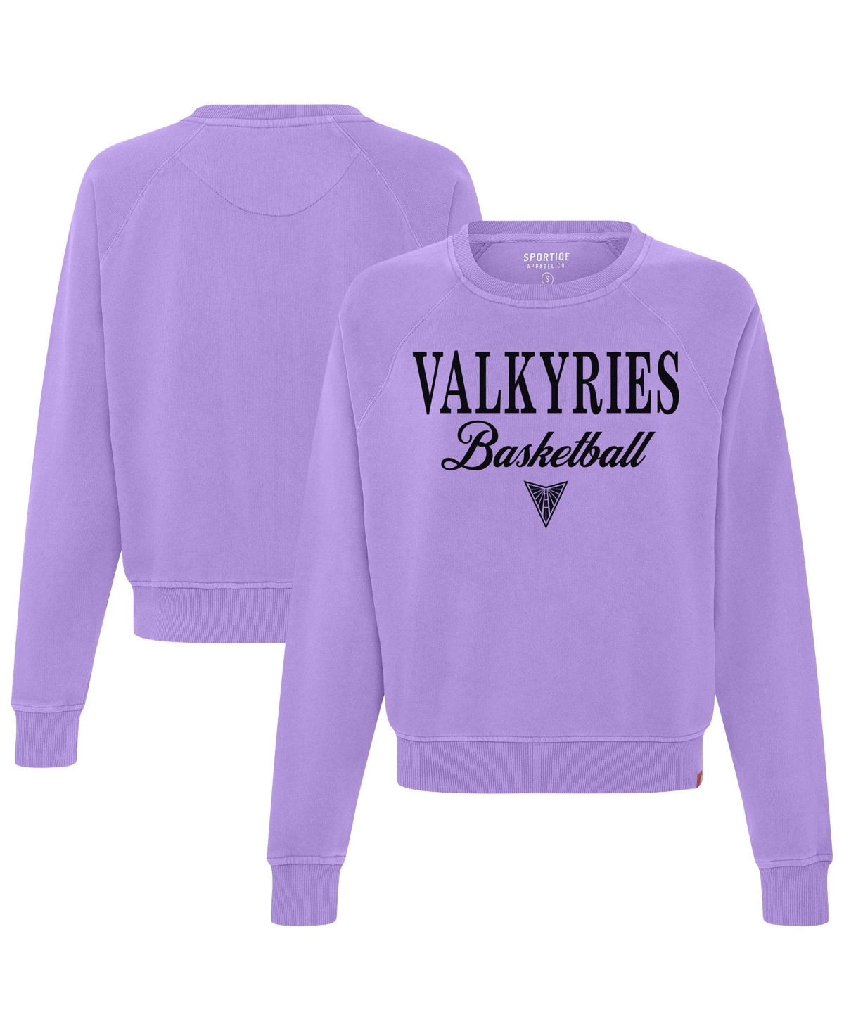 Sportiqe Women's Golden State Valkyries Ashlyn Raglan Graphic Crewneck Sweatshirt