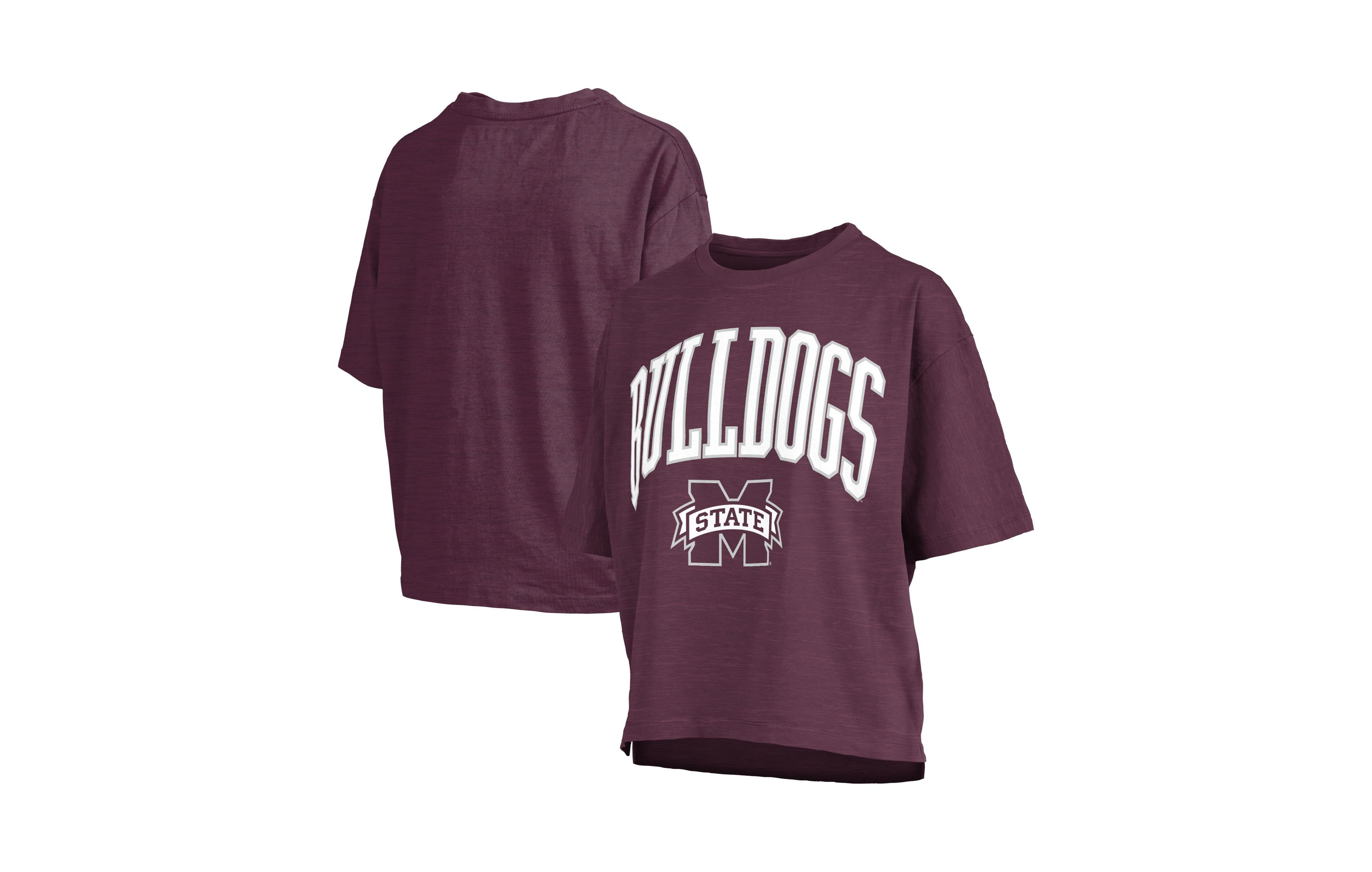 Pressbox Women's Nelson Mississippi State Bulldogs Oversized Graphic T-Shirt