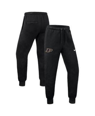 Men's Black Purdue Boilermakers Club Fleece Joggers