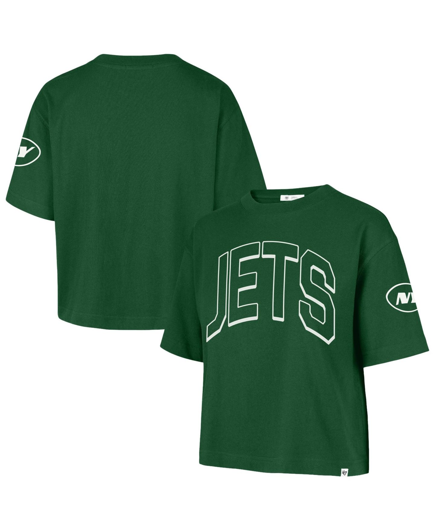 Женская футболка '47 Brand Green New York Jets Call Out Reed City, цвет: Зелёный — фото 1