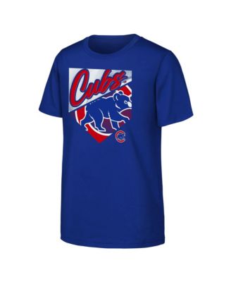 Big Boys and Girls  Royal Chicago Cubs Prime Plate T-Shirt