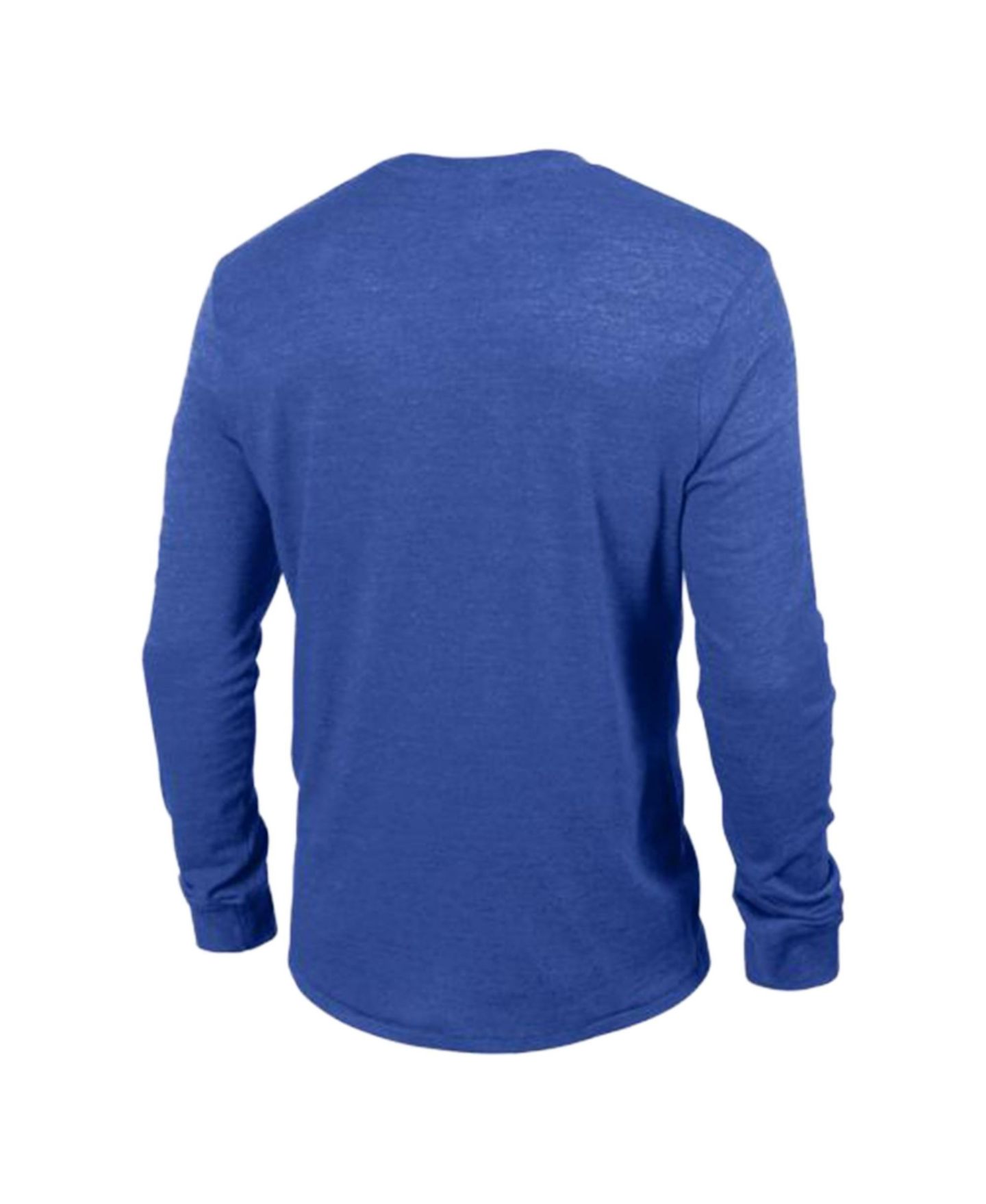 Мужская футболка Champion Royal Los Angeles Rams Ultimate Tri-Blend Long Sleeve — фото 3