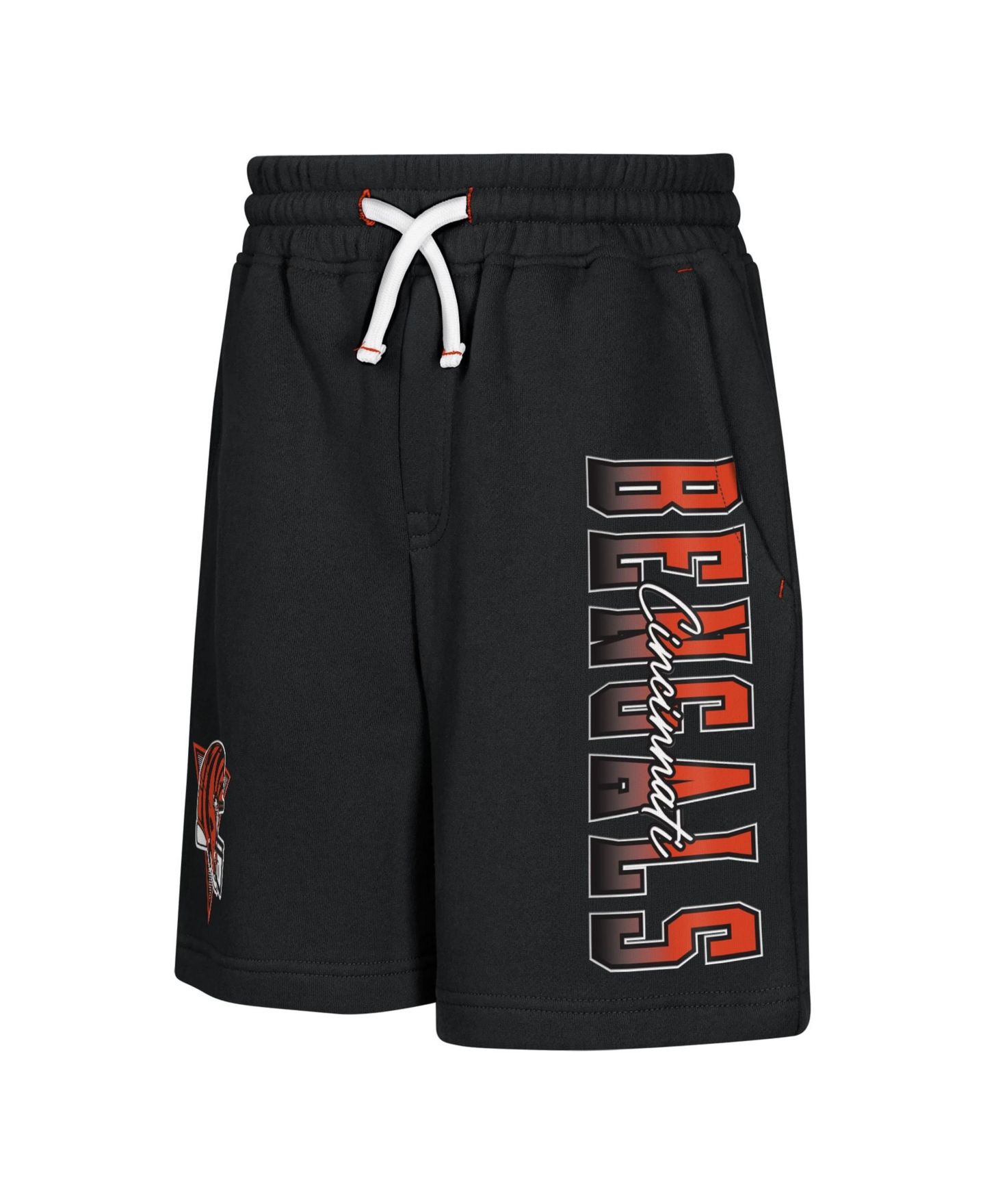 Детские шорты Outerstuff Black Cincinnati Bengals Audible Fleece — фото 1